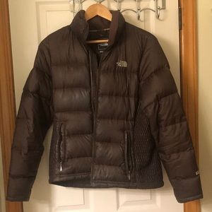 North Face Brown Puff Jacket